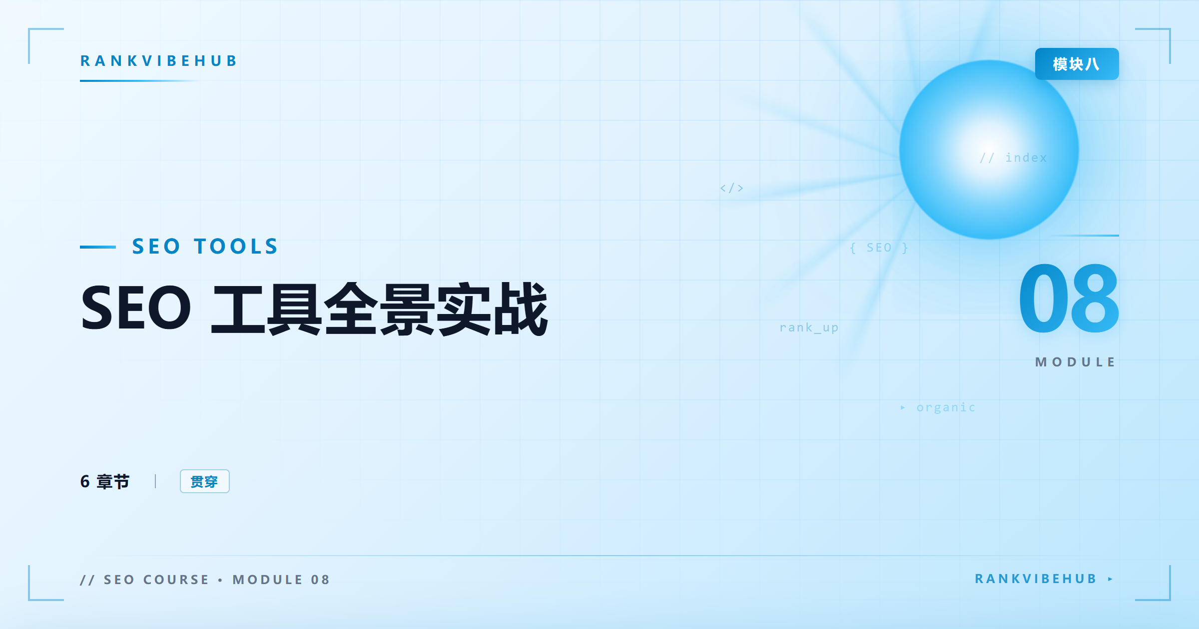 模块八:SEO 工具全景实战